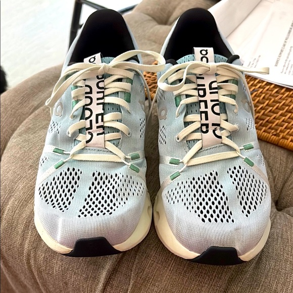 On Cloud “Cloud Surfer”  Women's Sky Blue Running Athletic Shoes, 10. - Picture 1 of 4